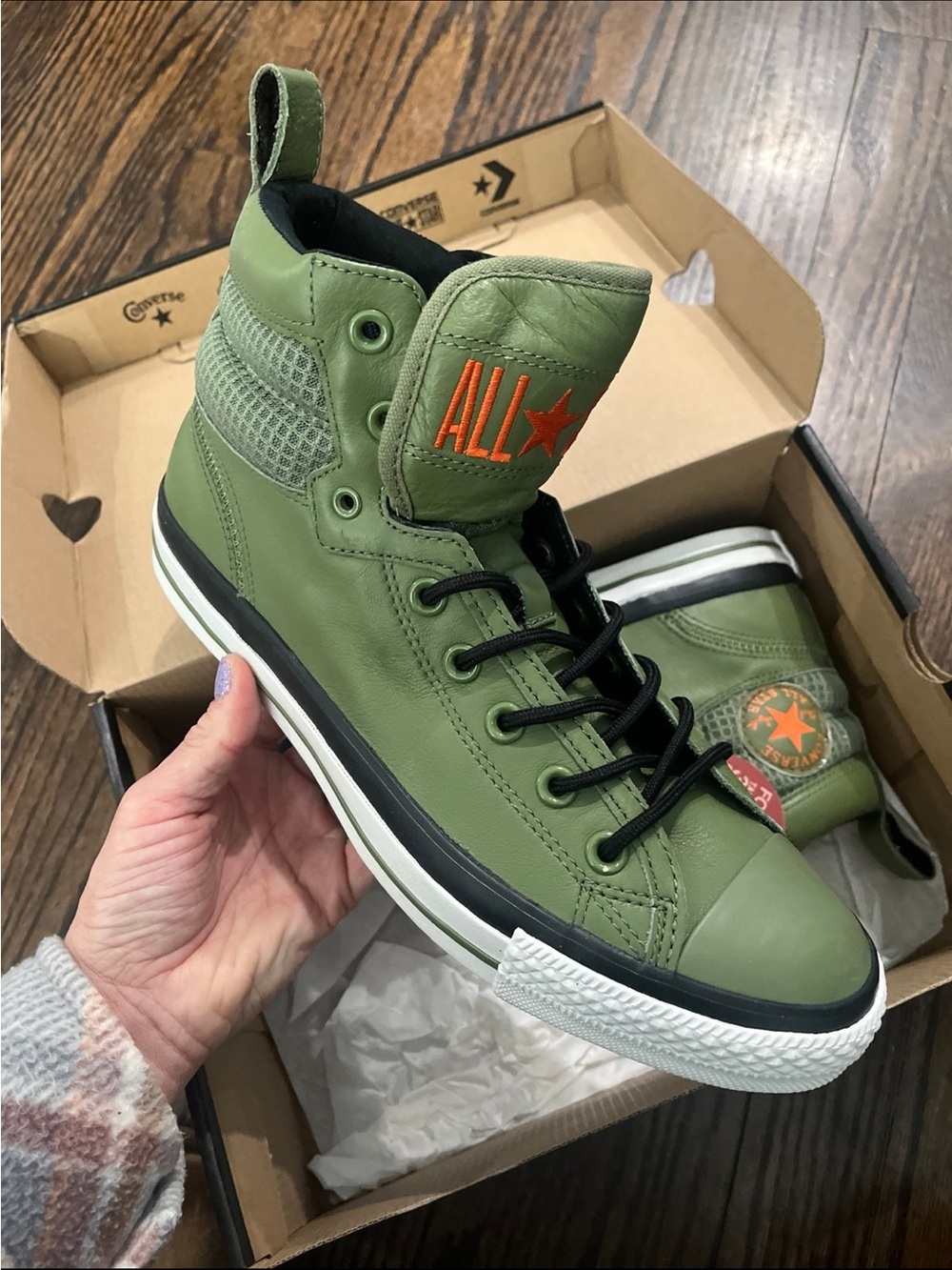 Men Rambler HI Green Converse